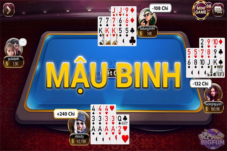 Cách chơi game mậu binh online 8xbet chắc thắng